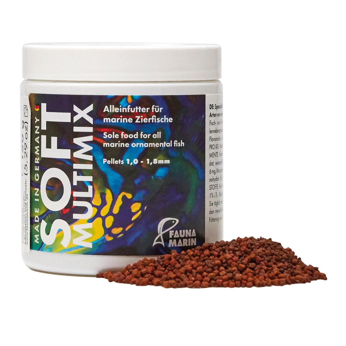 Fauna Marin Soft Multi Mix für alle Meerwasserzierfische 150 g