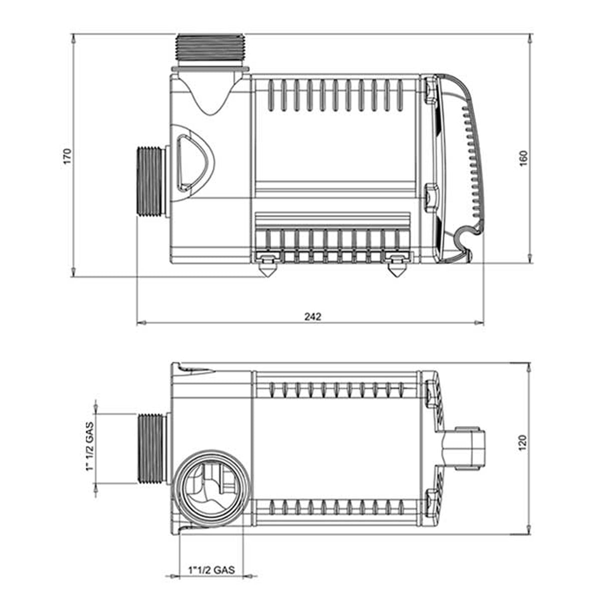 Tunze Rückförderpumpe Silence Pro 11000 l/h (1073.110)