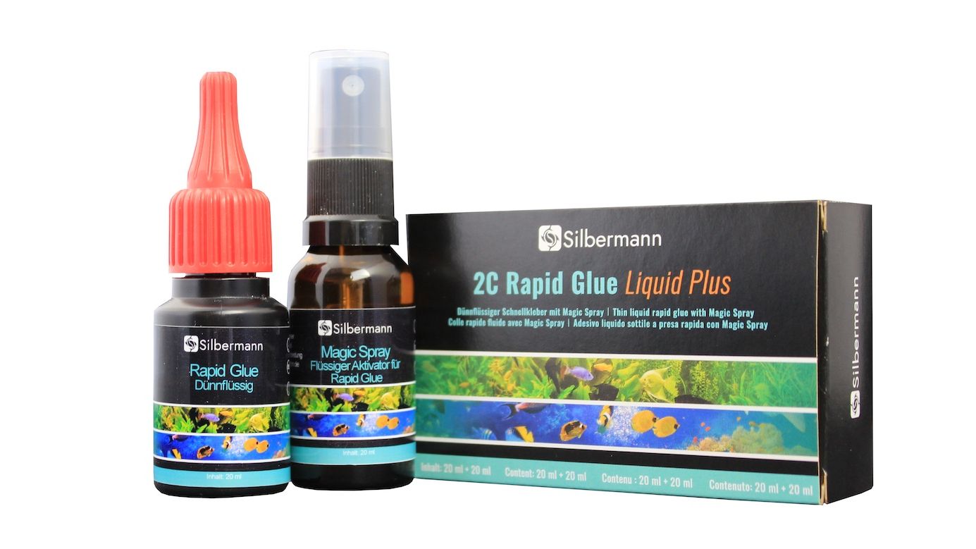 Silbermann 2C Rapid Glue Liquid Plus Korallenkleber 40 ml