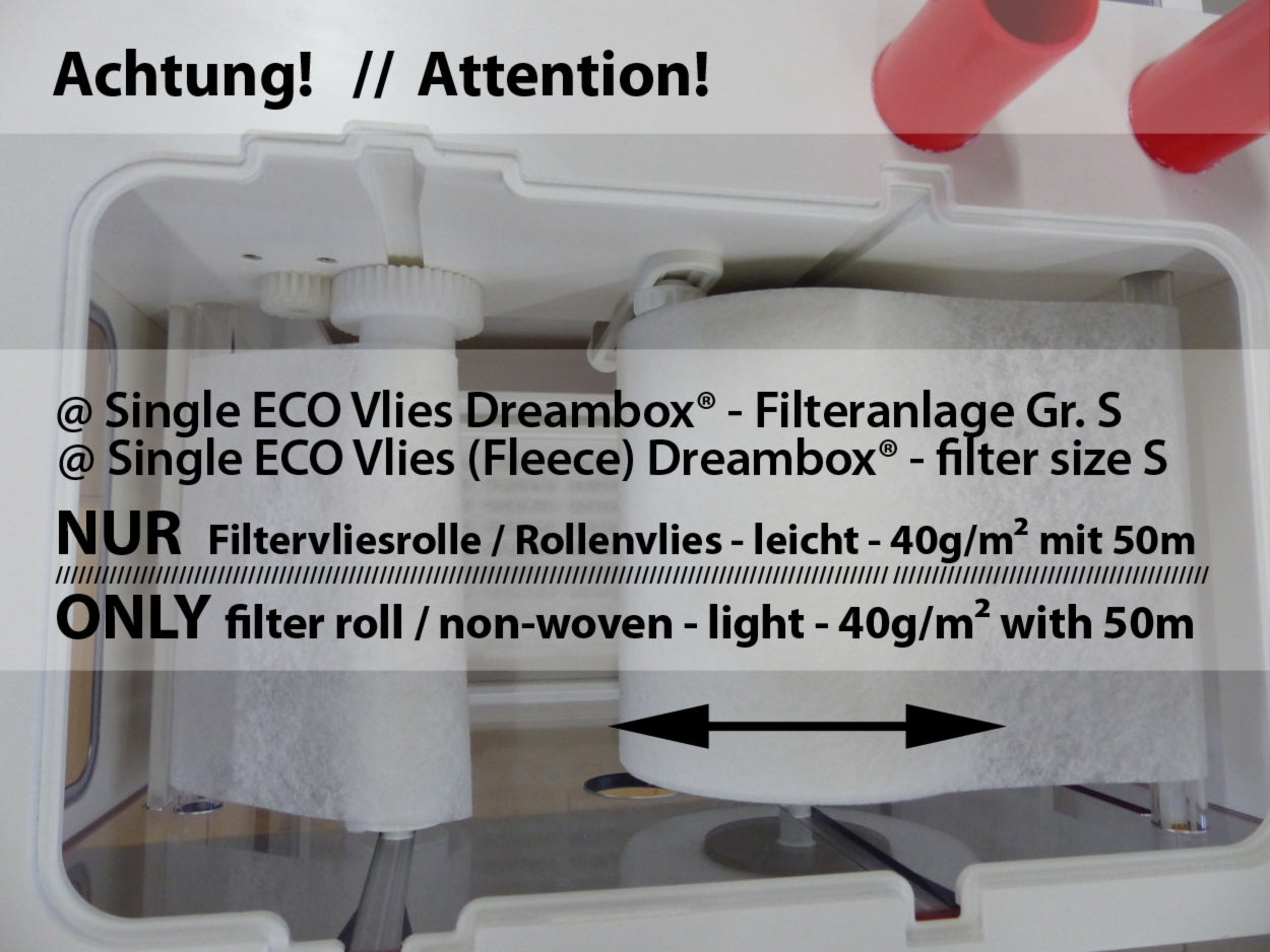Royal Exclusiv Filterrolle STEP+ECO+COMPACT Vlies Dreambox leicht 40g/m² (1 St.)