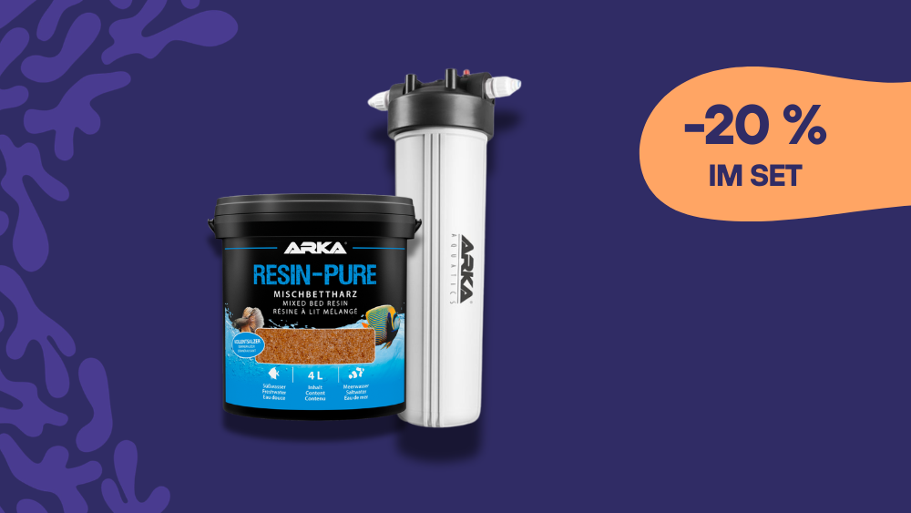 AKTION: ARKA myAQUA Multifilter 4 L + Resin Pure 4 Liter Mischbettharz Bundle