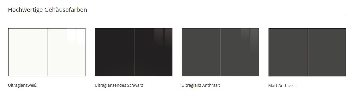 D-D AQUA-Pro Reef 900 Anthracite Gloss 90x50x56cm Aquariumsystem mit Holzschrank