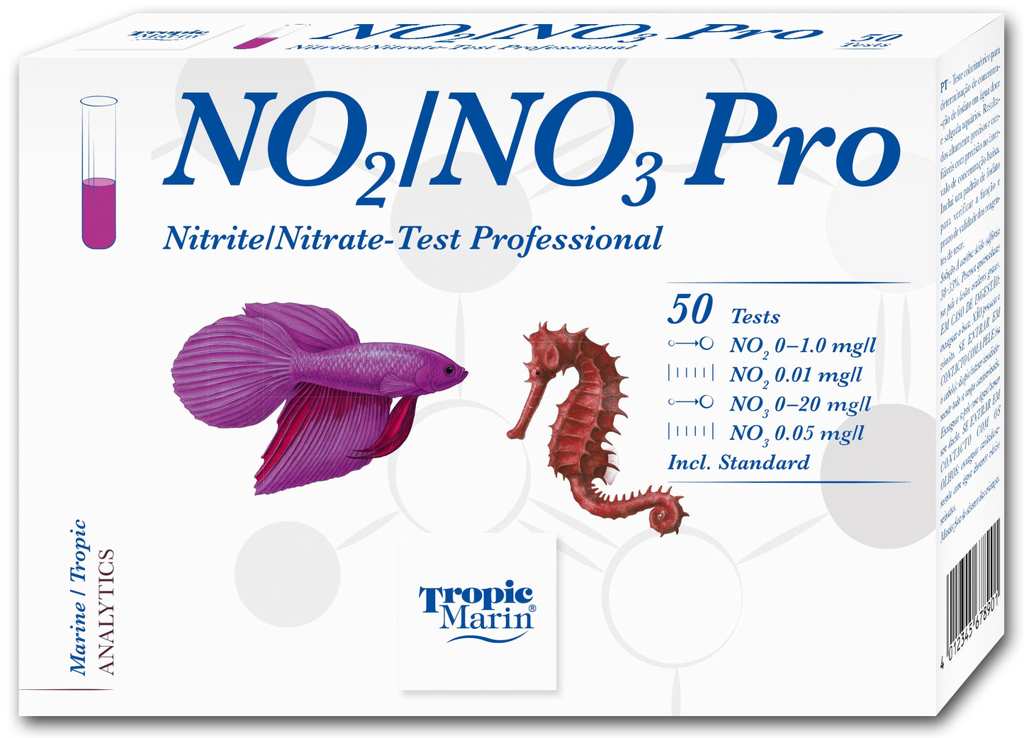 Tropic Marin Nitrat/Nitrit-Test NO2/NO3 Professional (50 Tests)