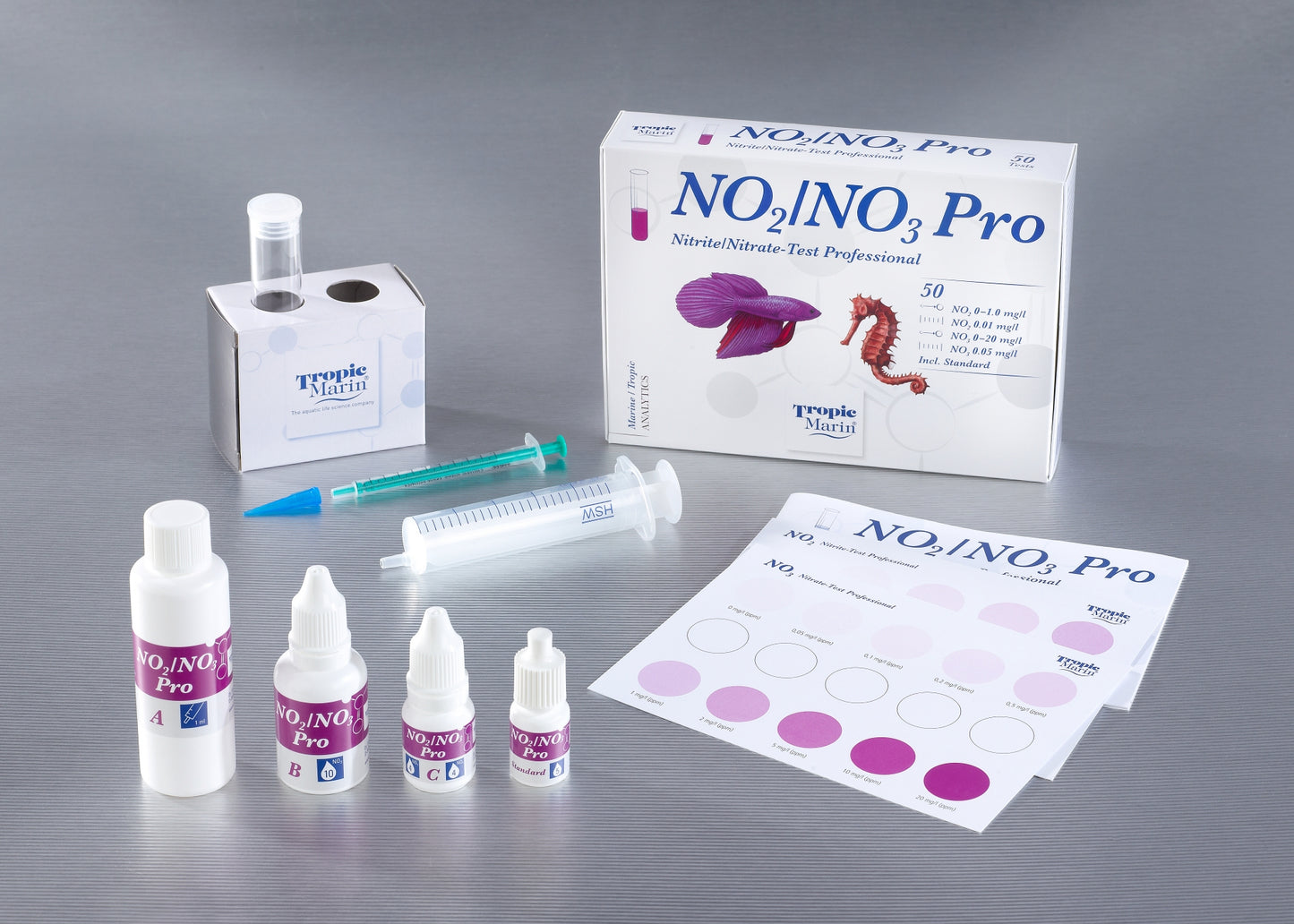 Tropic Marin Nitrat/Nitrit-Test NO2/NO3 Professional (50 Tests)