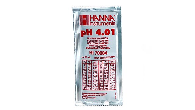 Hanna HI70004P Pufferlösung pH 4,01, 1x 20 ml-Beutel