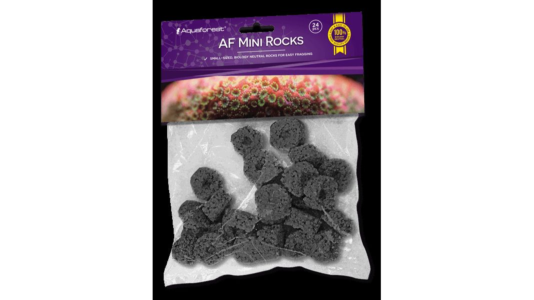 Aquaforest AF Mini Rocks black ca. 32 mm (24 St.)