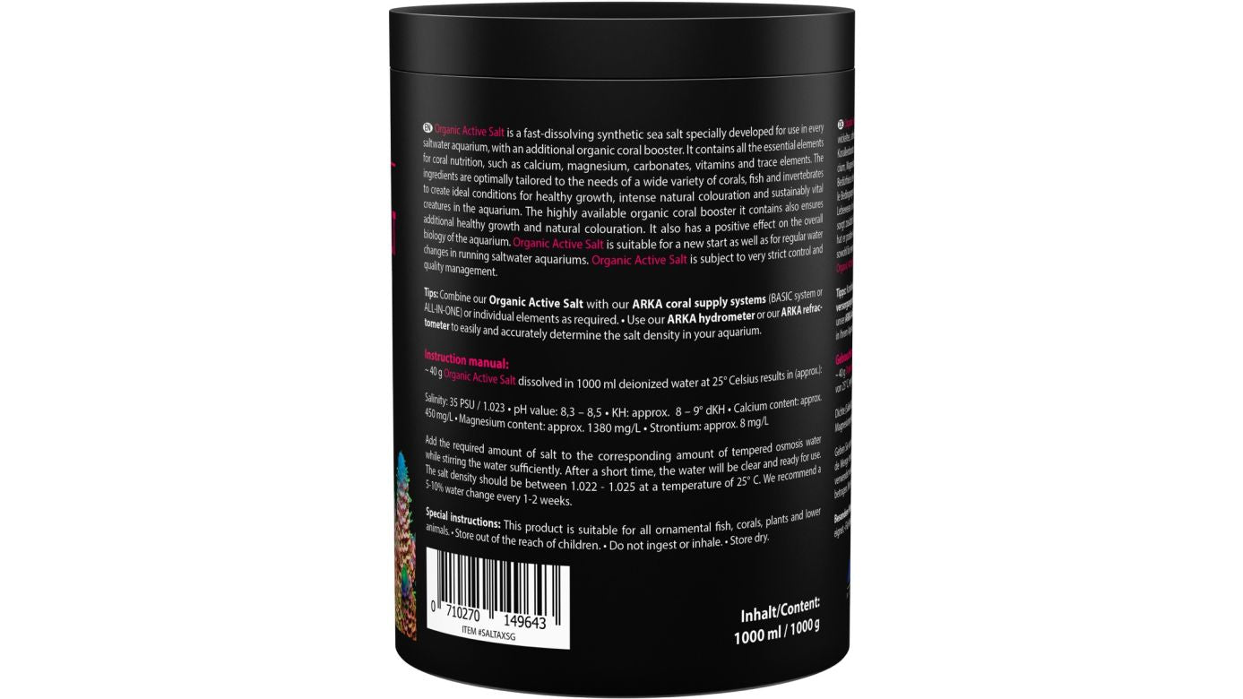 ARKA Organic Active Salt Meersalz 1 kg