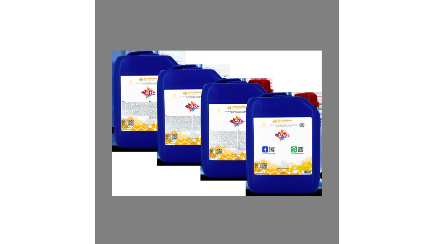 Modern Reef All-in-one Proportional Consumption Reef-Keeping System (RKS) 4×2.5L Set