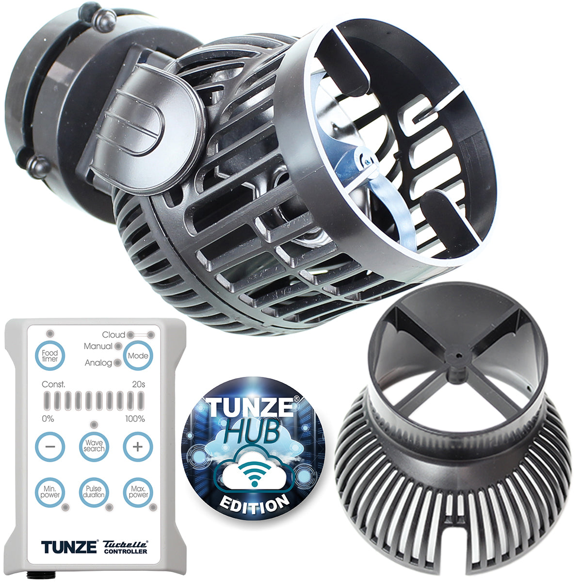 Tunze Turbelle Stream 6105 eco HUB Edition (max. 12.000 l/h / bis 15mm Glasstärke) (6105.005)