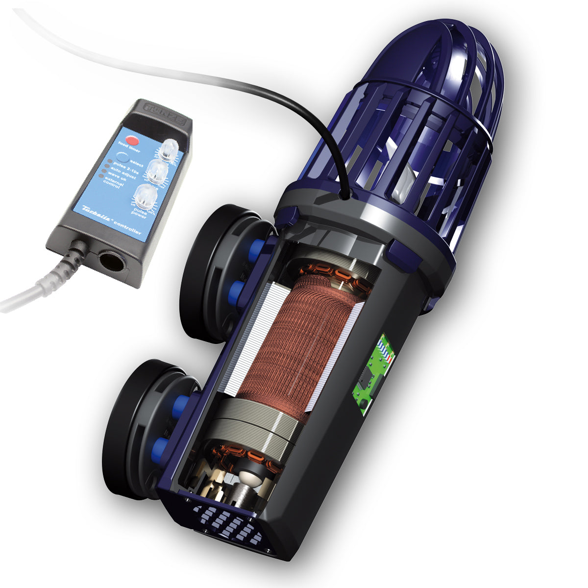 Tunze Turbelle Stream 3 Strömungspume inkl. Strömungsrichter (max. 15.000 l/h / bis 15mm Glasstärke) (6150.000)