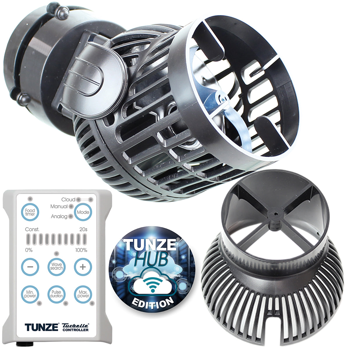 Tunze Turbelle Stream 6255 eco HUB Edition (max. 17.000 l/h / bis 27mm Glasstärke) (6255.005)