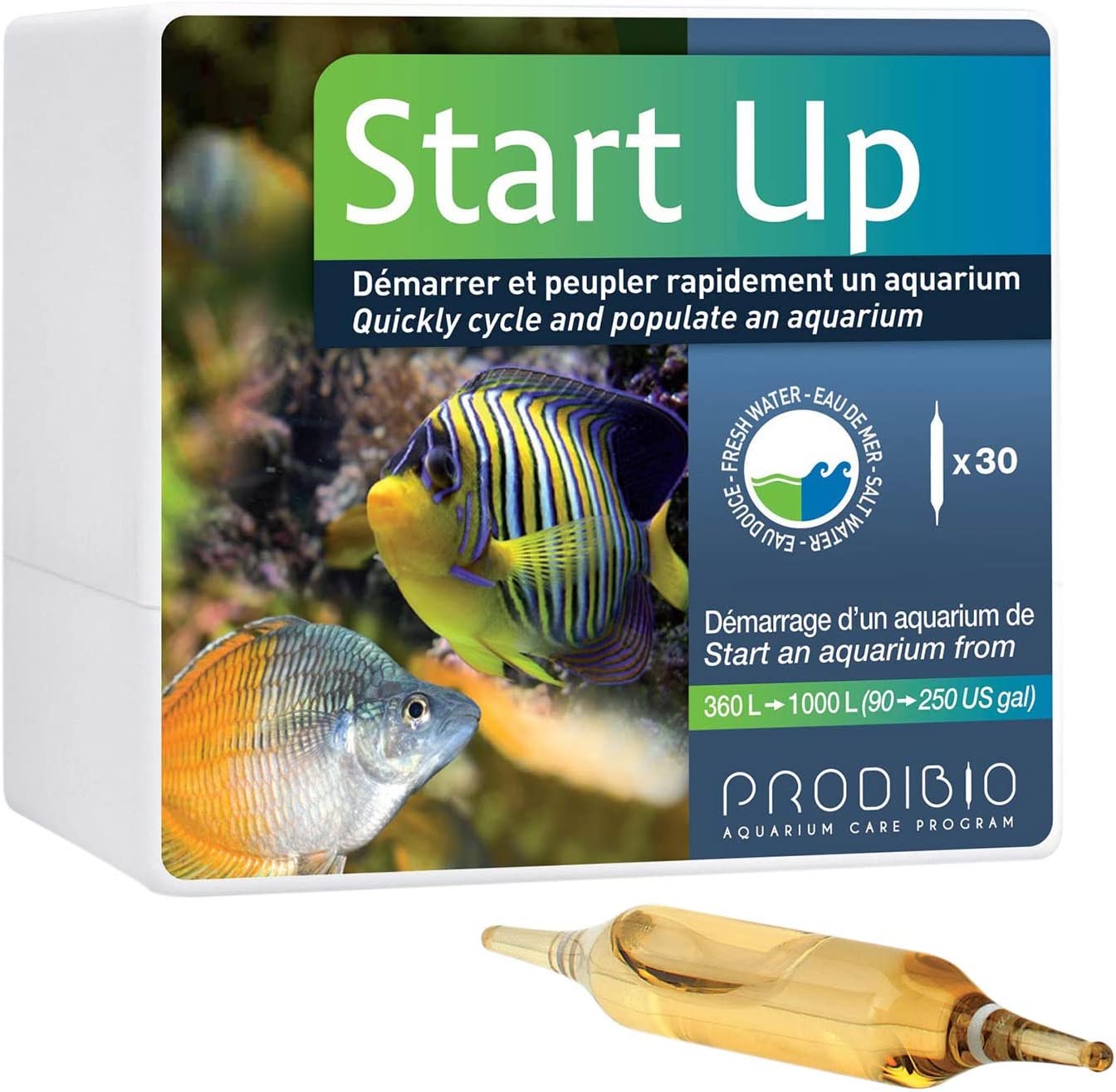 Prodibio Start Up Bakterien Meerwasser und Süßwasser Ampullen