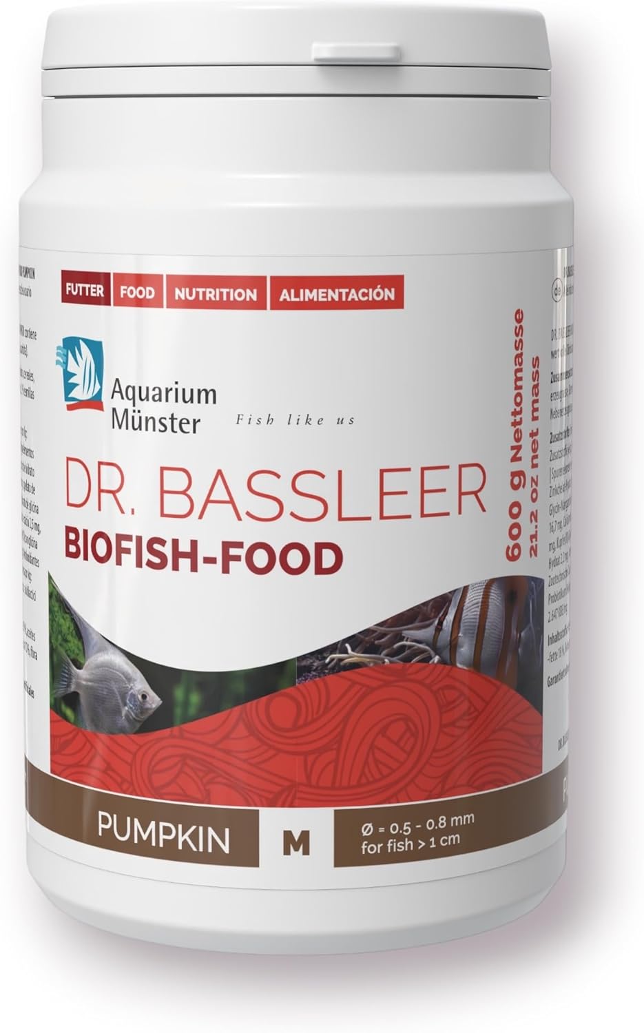 Dr. Bassleer Biofish Food PUMPKIN M 60 g