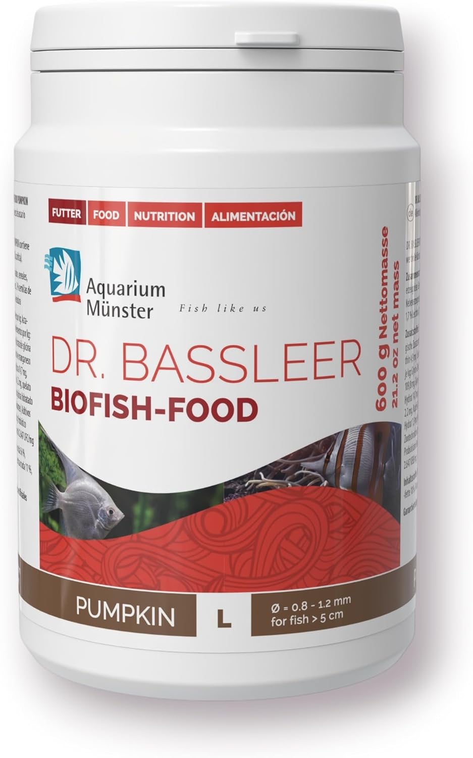 Dr. Bassleer Biofish Food PUMPKIN L 60 g