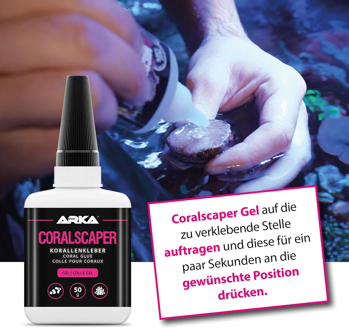 ARKA Coralscaper Gel Korallen Sekundenkleber 50 g