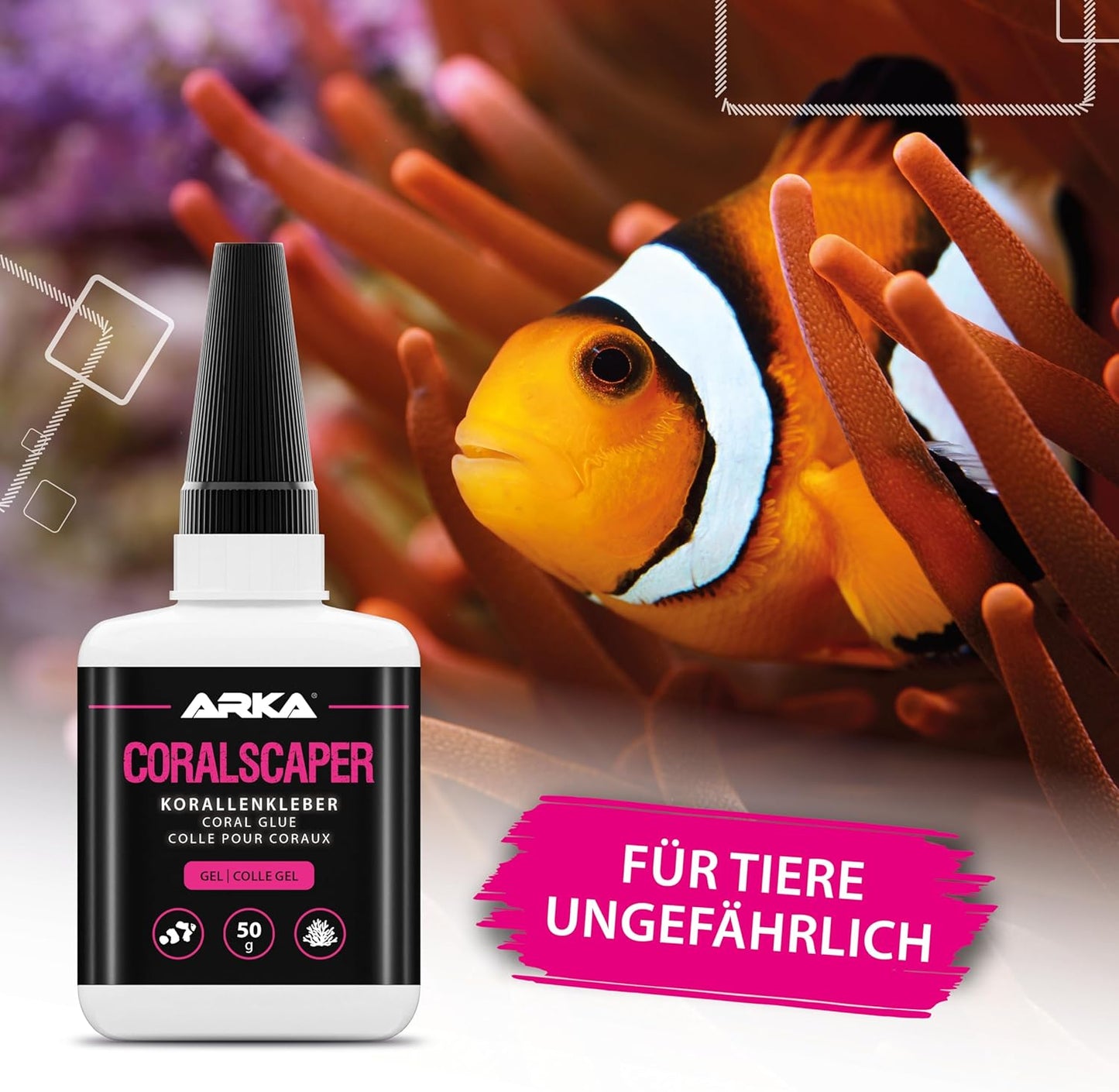 ARKA Coralscaper Gel Korallen Sekundenkleber 50 g