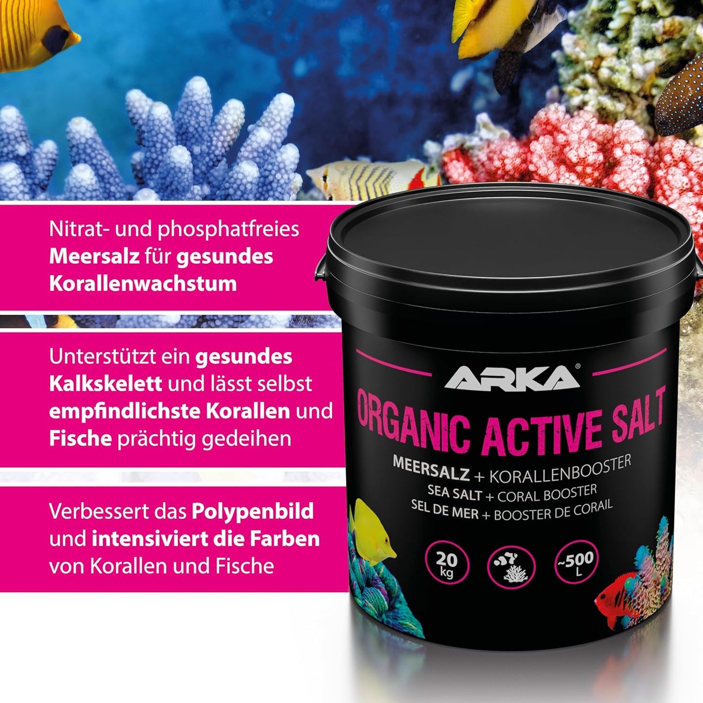 ARKA Organic Active Salt Meersalz 20 kg