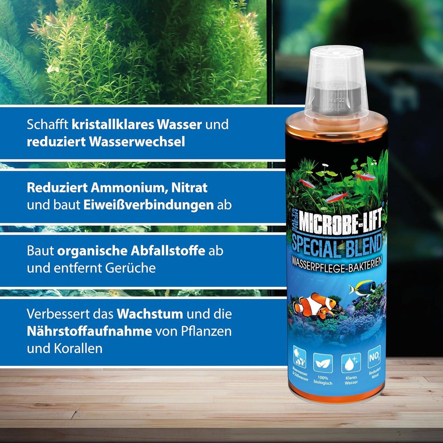 Microbe-Lift Special Blend Wasserpflege Bakterienmischung 473 ml
