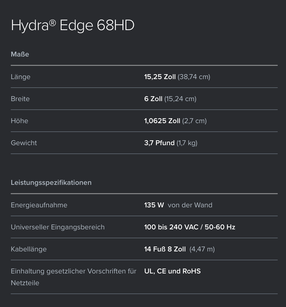 *NEU* AI Hydra Edge 68HD LED Light (135 W)