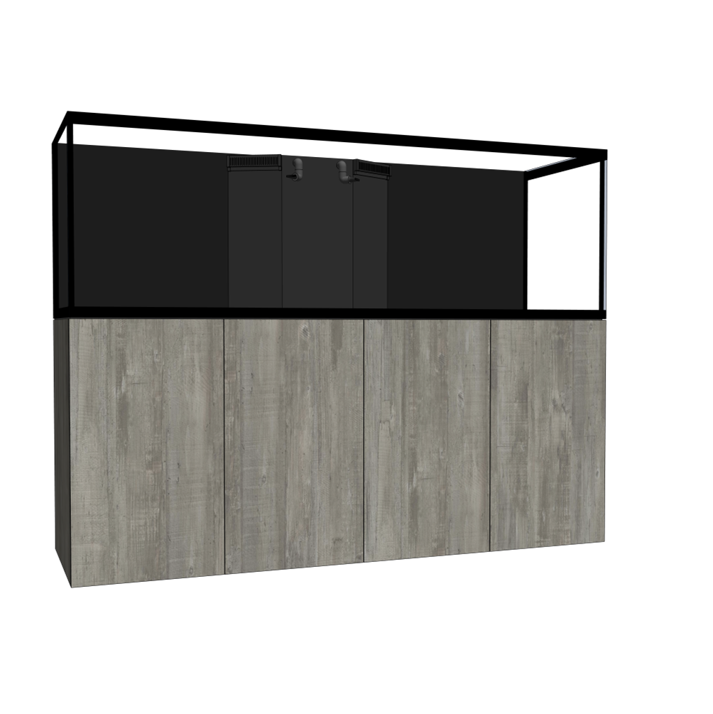 *NEU* D-D AQUA-Pro Reef 2100 Metal Frame Anthracite Gloss Aquariumsystem 210x65x68cm
