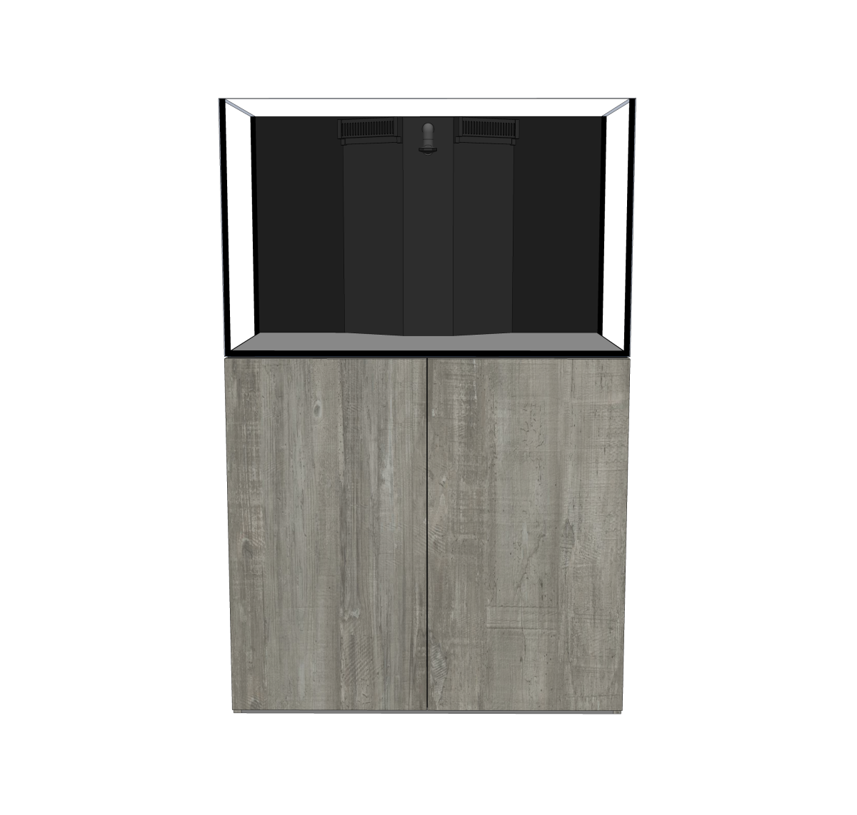 D-D AQUA-Pro Reef 900 Anthracite Gloss 90x50x56cm Aquariumsystem mit Holzschrank