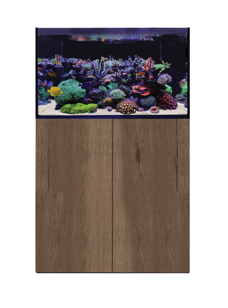 D-D AQUA-Pro Reef 900 Tobacco Oak 90x50x56cm Aquariumsystem mit Holzschrank