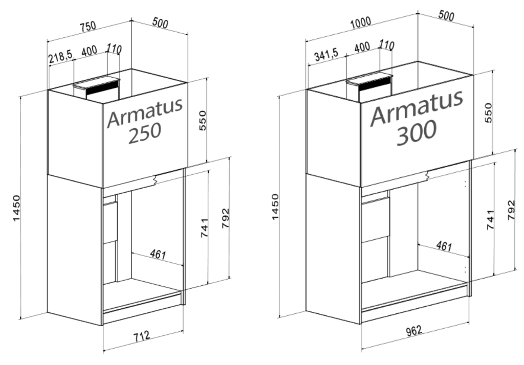 Aqua Medic Armatus 300 weiß 100x50x55 cm