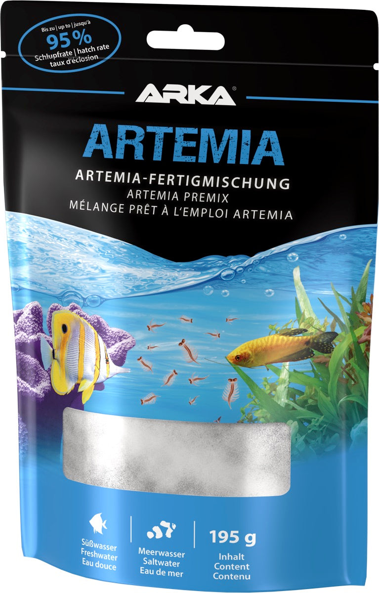 ARKA Artemia Fertigmischung aus Artemia-Eiern & Salz 195 g
