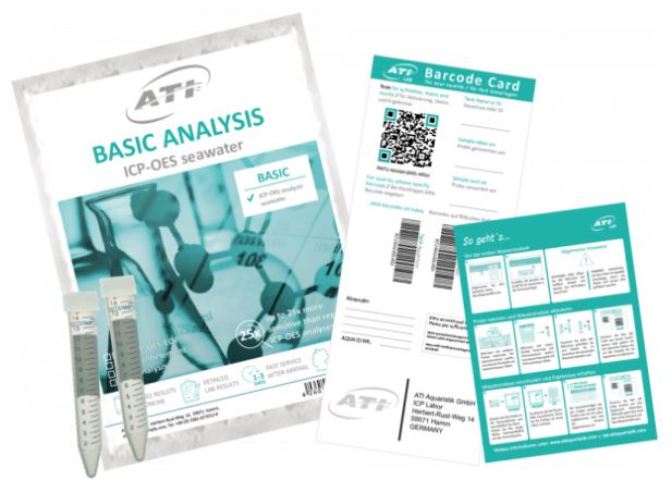 ATI ICP-OES Standard Basis Analysis Wasseranalyse (3 St.)