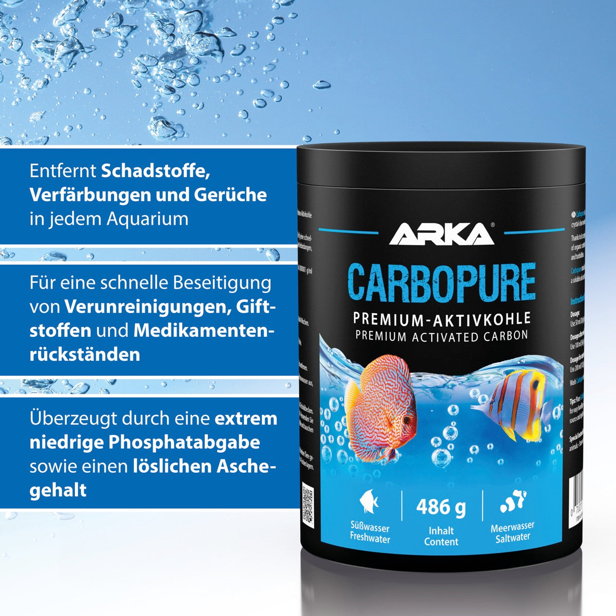 ARKA Carbopure Aktivkohle 486 g