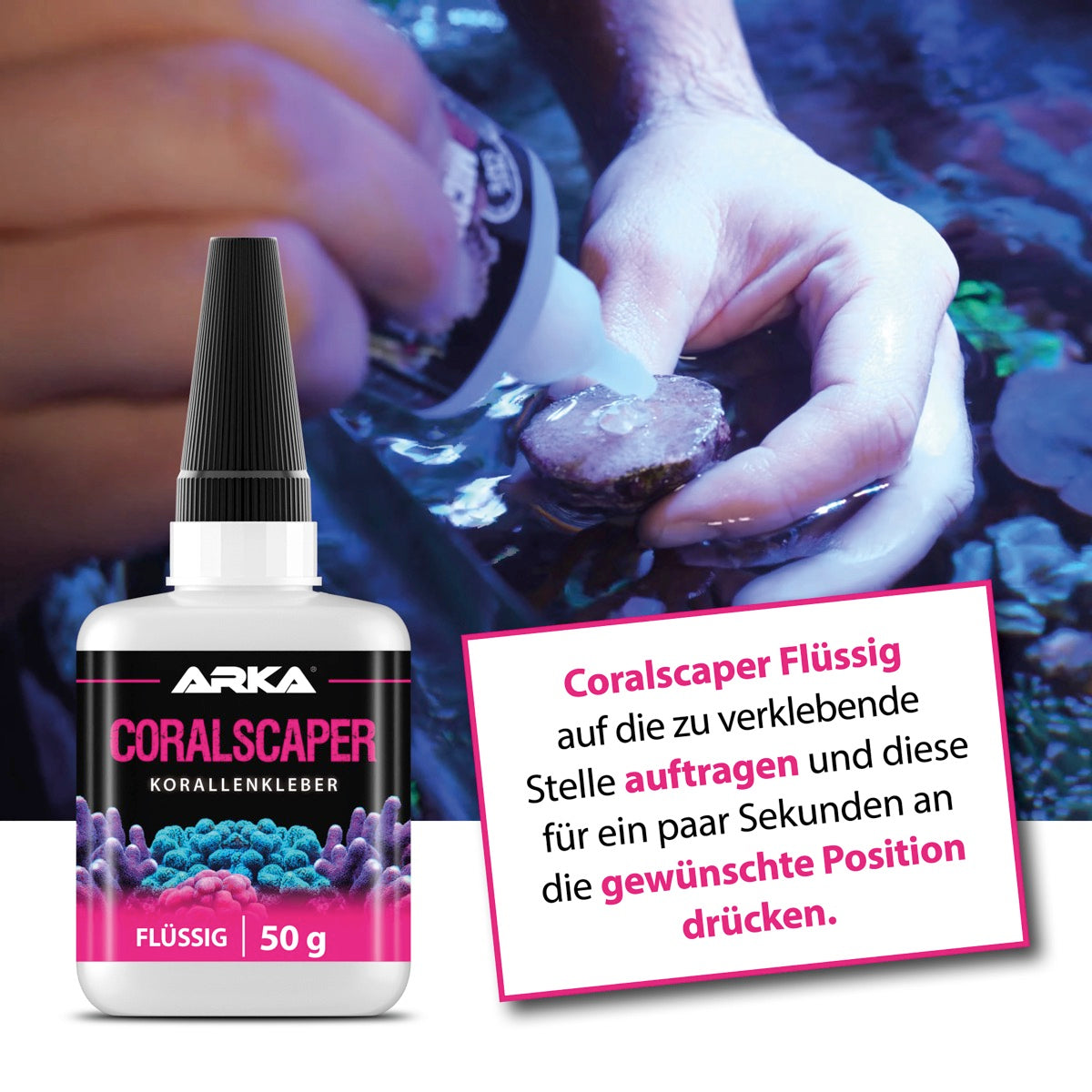 ARKA Coralscaper Liquid Korallen Sekundenkleber flüssig 50 g