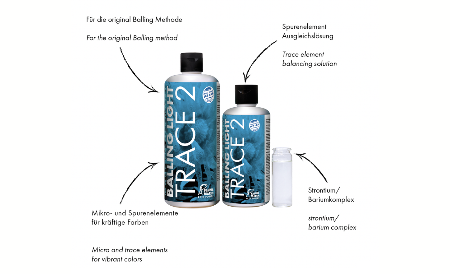 Fauna Marin Balling Light Trace 2 Metallic Metabolic Color Effect 250 ml