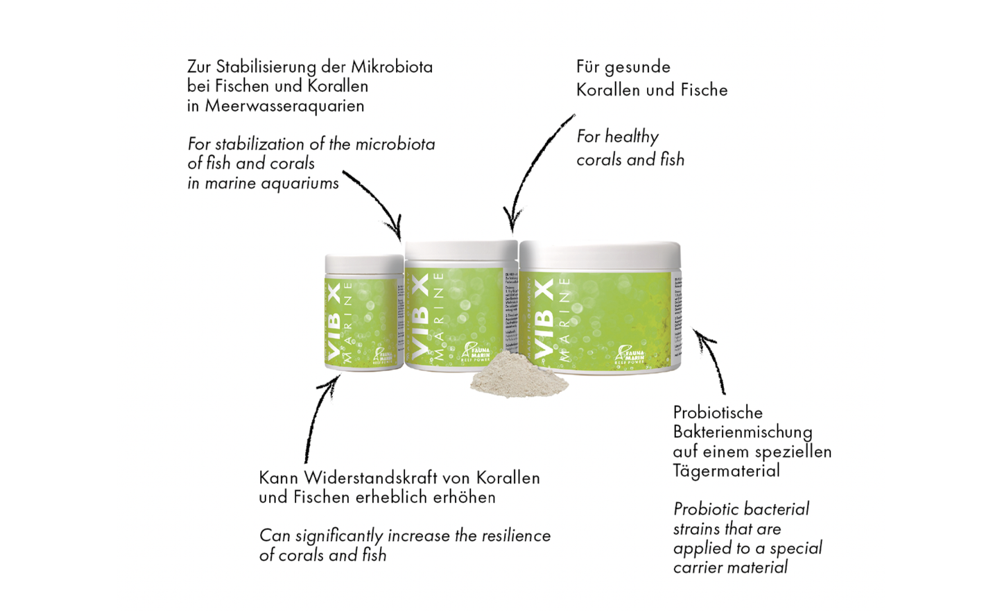 Fauna Marin VIB X Marine zur Stabilisierung der Mikrobiota 350 g