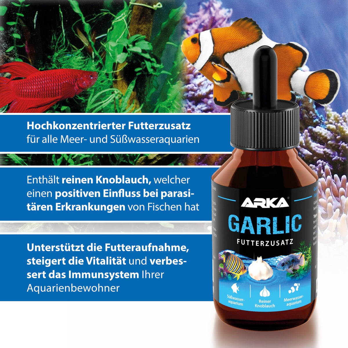 ARKA Garlic Knoblauch Futterzusatz 100 ml