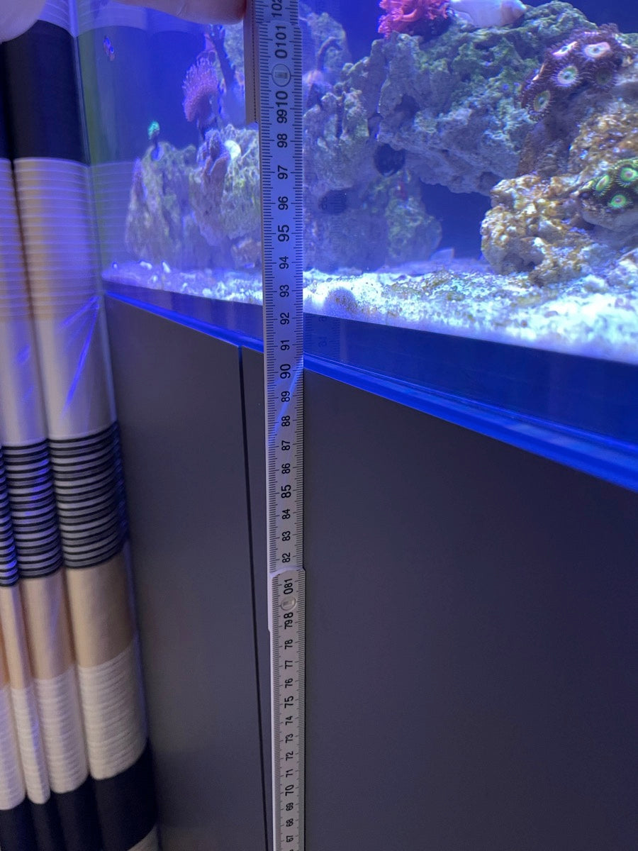 D-D AQUA-Pro Reef 1200 Black Gloss 120x60x56cm Aquariumsystem mit Holzschrank
