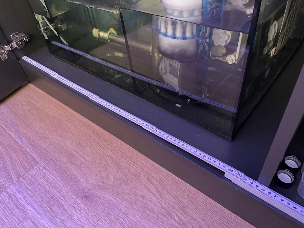 D-D AQUA-Pro Reef 1200 Black Gloss 120x60x56cm Aquariumsystem mit Holzschrank