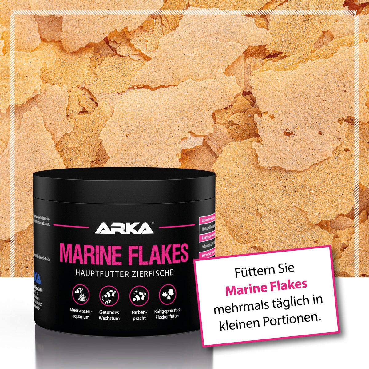 ARKA Marine Flakes Flockenfutter 250 ml (30 g)