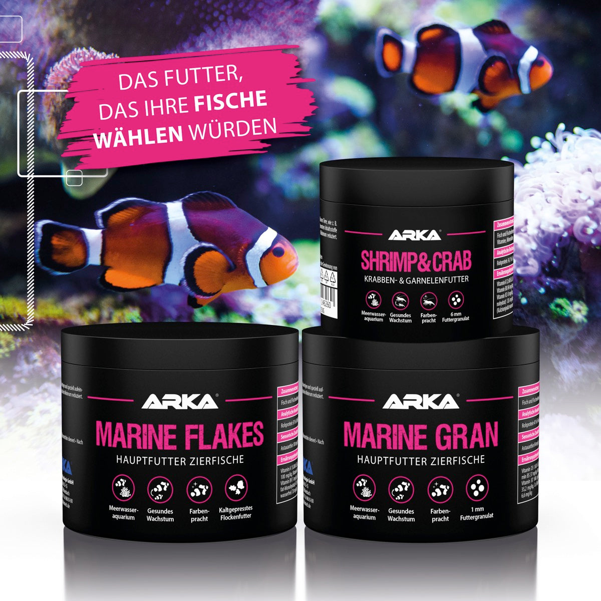 ARKA Marine Flakes Flockenfutter 250 ml (30 g)