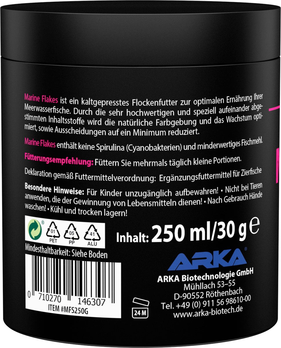 ARKA Marine Flakes Flockenfutter 250 ml (30 g)