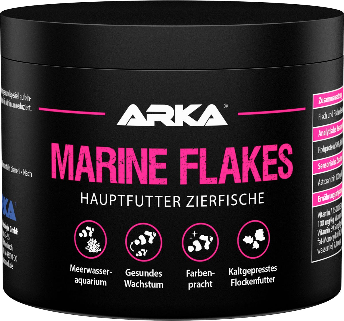 ARKA Marine Flakes Flockenfutter 500 ml (50 g)
