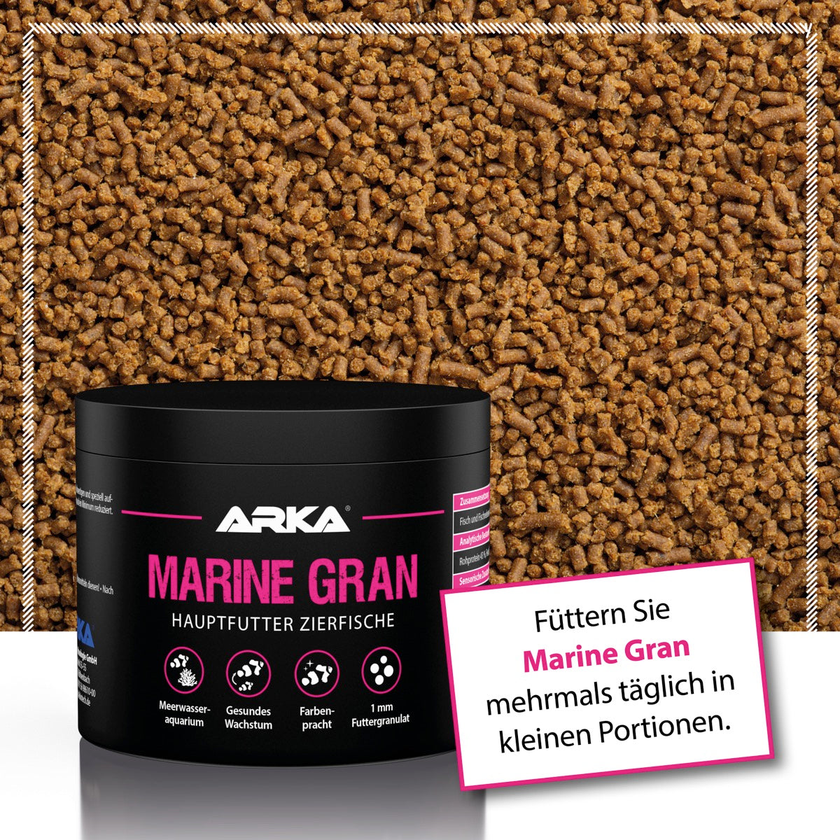 ARKA Marine Gran Granulatfutter 250 ml (120 g)
