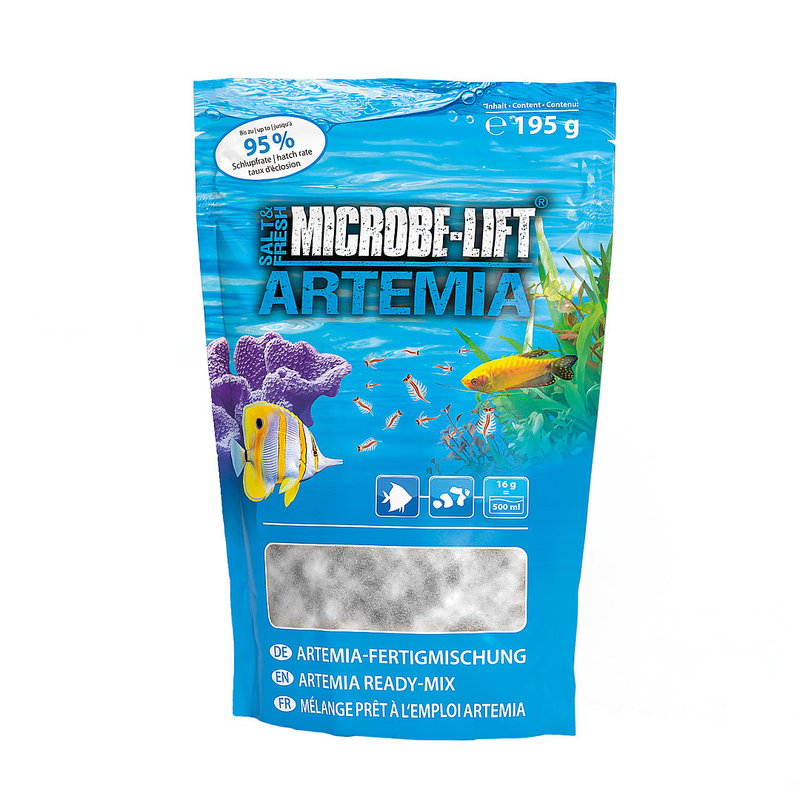 Microbe-Lift Artemia Fertigmischung aus Artemia-Eiern & Salz 195 g