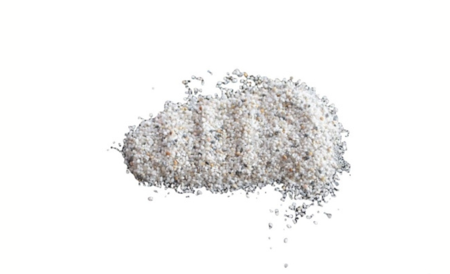 Silbermann Natural Gravel natürlicher, heller Bodengrund (2-4mm) 15 kg