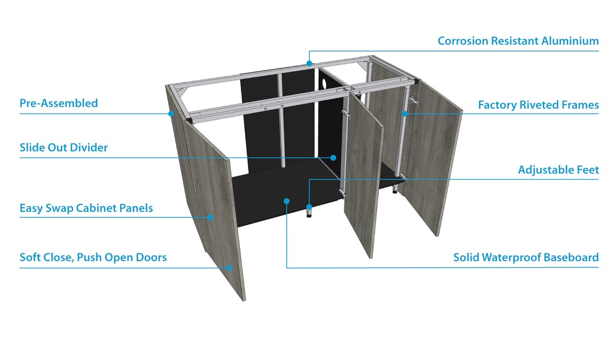 *NEU* D-D AQUA-Pro Reef 1350 Metal Frame Anthracite Gloss 135x60x56cm Aquariumsystem