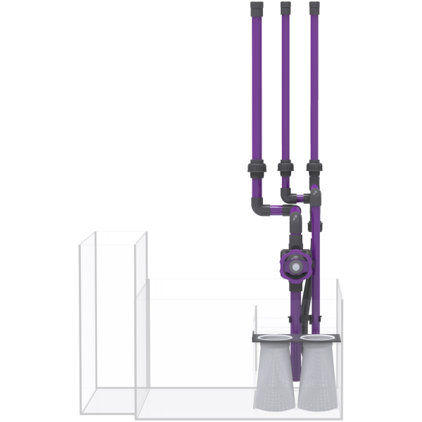 Nyos Opus G2 440 Pro-Line white (125x55x55cm) 378 Liter