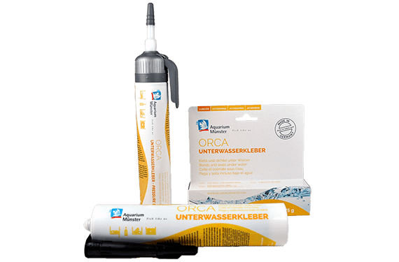 Aquarium Münster ORCA Unterwasserkleber schwarz 75 g