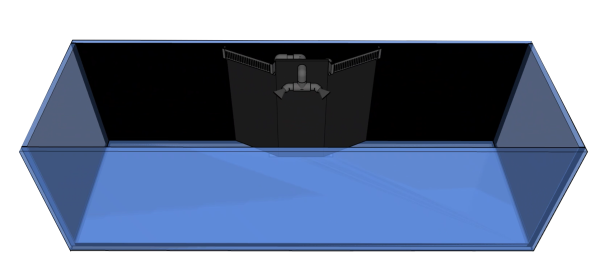 D-D Reef-Pro 1800 Anthracite Gloss Aquariumsystem 180x60x56cm
