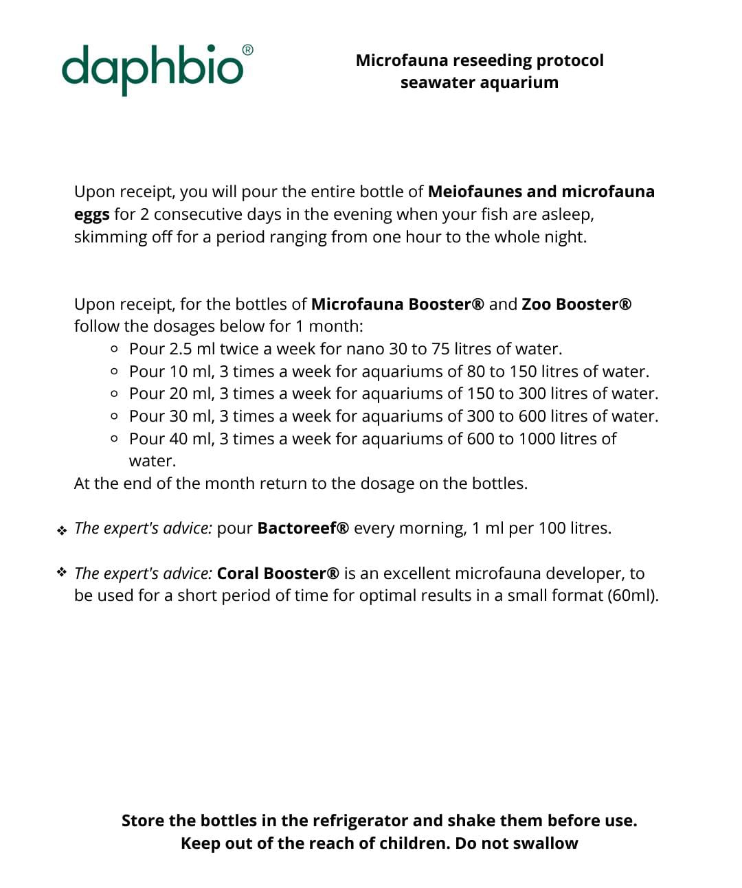 daphbio Microfauna und Mesofauna Eier 500 ml