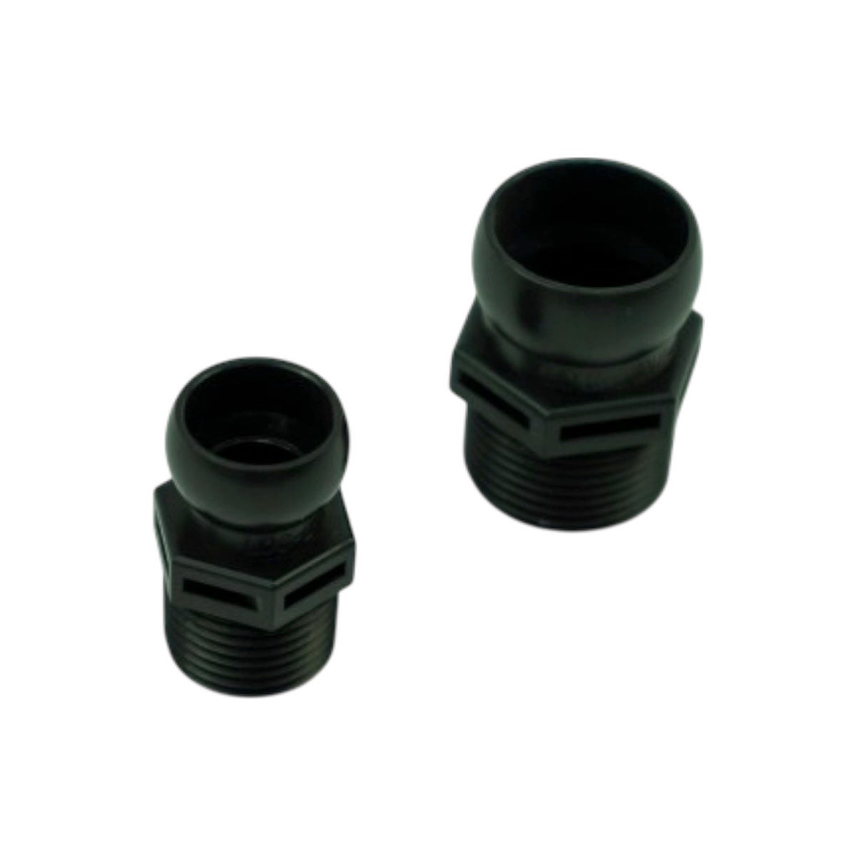 AMA Anschlussverschraubung 3/4 Zoll Gewinde (schwarz)