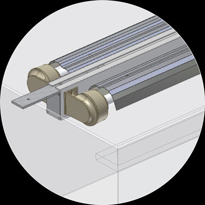 Giesemann RAZOR 2x 80 W T5 inkl. Reflektoren 150 cm